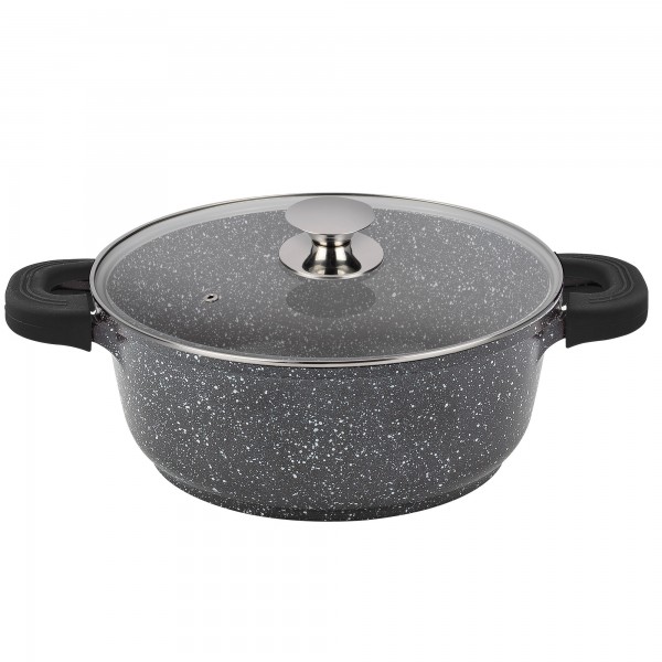 Cacerola al.fund.black alta piedra 20cm