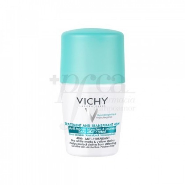 Vichy Desodorante Antitranspirante 48h Anti-manchas Roll-On 50 ml