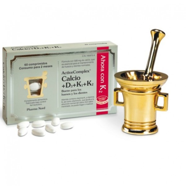 Activecomplex Calcio + D3 + K1 + K2 60 Comprimidos