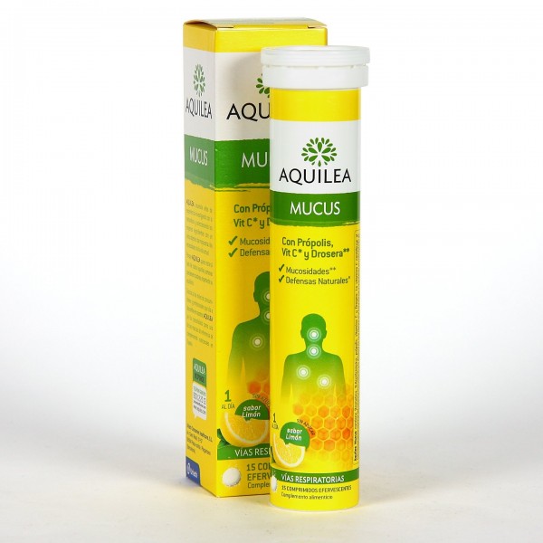 Aquilea Mucus 15 Comps Efervescentes Sabor Limon