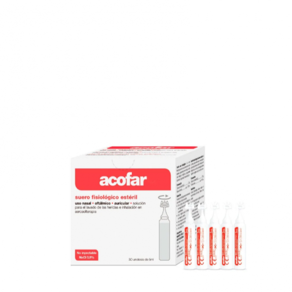 Acofar Suero Fisiológico 30 Monodosis de 5 ml