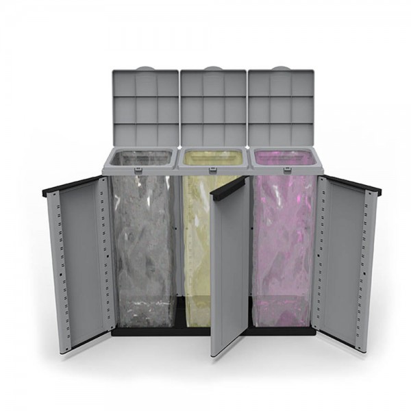 Armario ecoline 3 puertas 102 x 39 x 88,7 cm