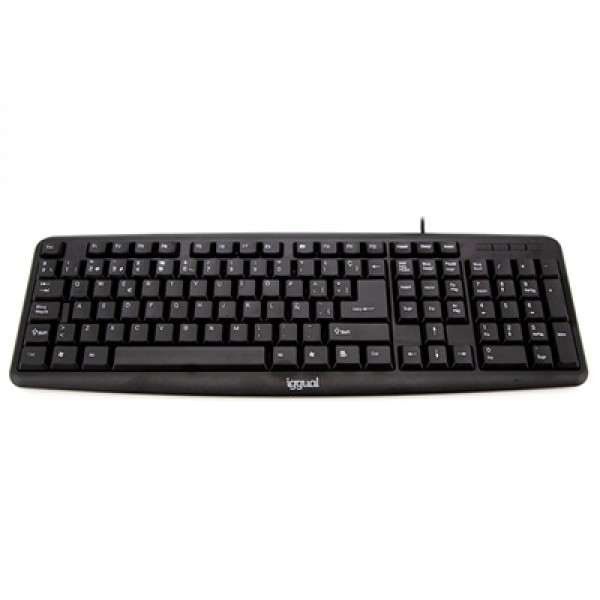 Iggual teclado usb estándar ck-basic-105t negro