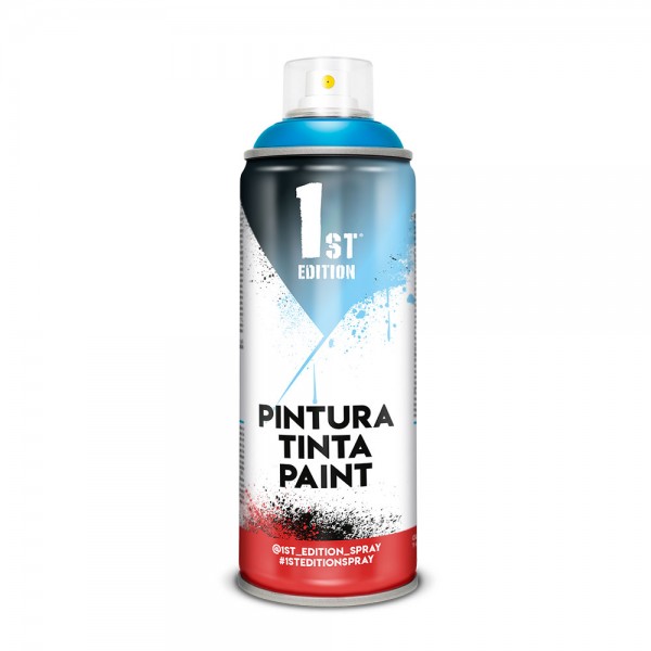 Pintura alquídica spray 520 cc ref 654 azul mediterráneo mate 300 ml (pack 2 unidades)