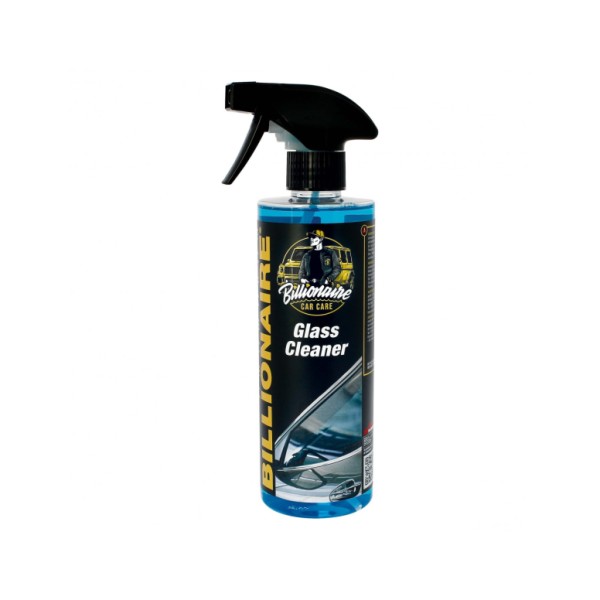 Billionaire Glass Cleaner Limpiacristales Coche Triple Acción Limpia Desengrasa y Abrillanta Pistola de Espuma 500ml