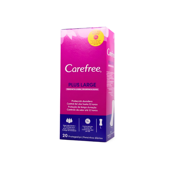 Carefree protegeslip Plus Large 20 uds