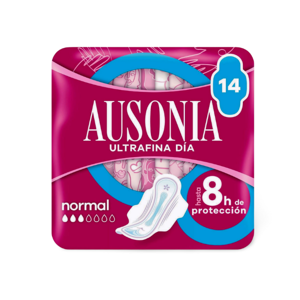 Ausonia air dry compresas normal con alas 14u