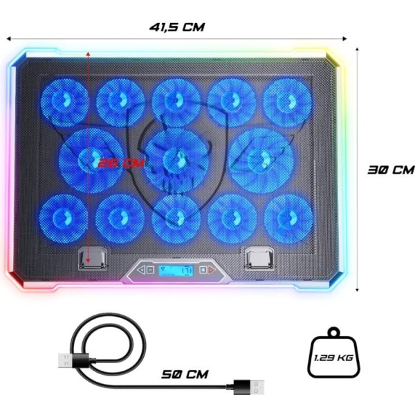 Spirit of gamer refrigerador airblade 1300 10-18"