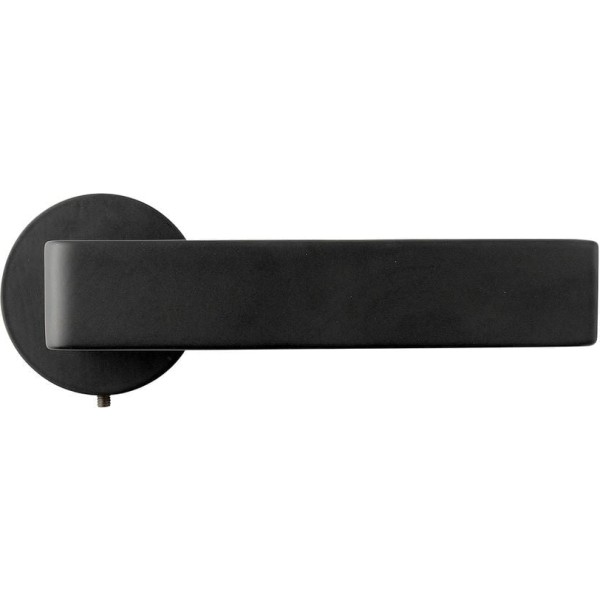 Manilla roseta redonda 50mm. negra