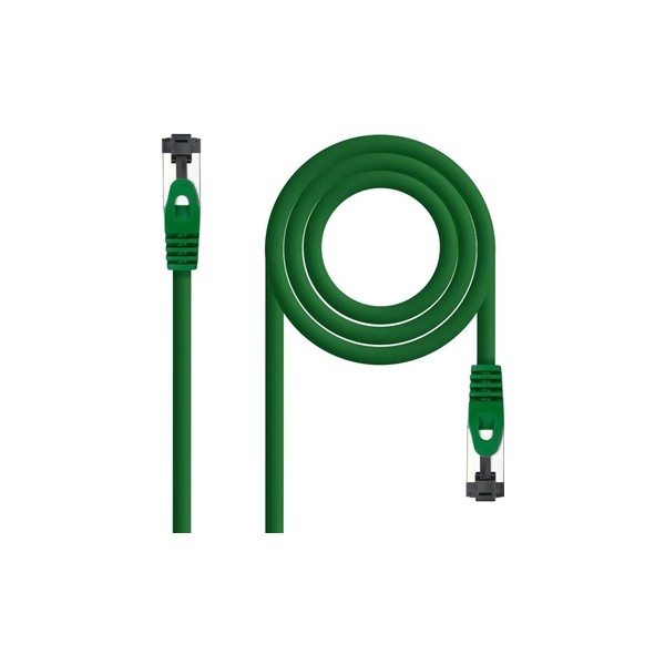 Nanocable cable red cat. 8.1 2ghz sstp verde 0,25m