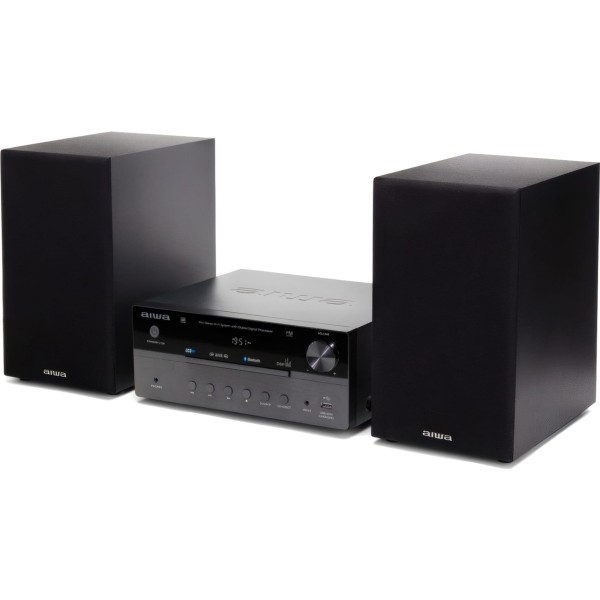 Aiwa msbtu-550 black / microcadena 50w con altavoces