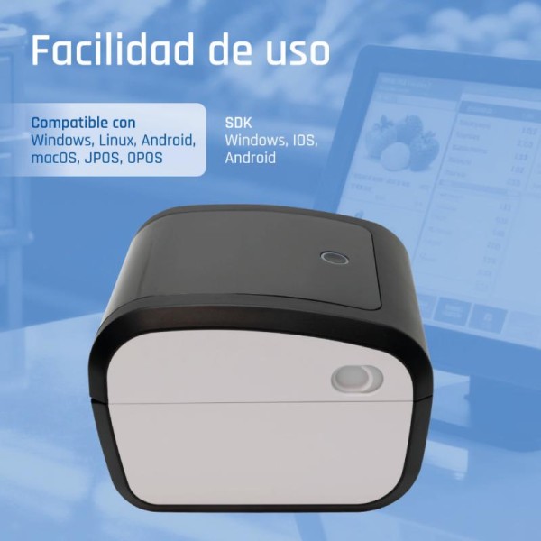 Iggual impresora etiquetas envíos 4x6 usb+bluetoot
